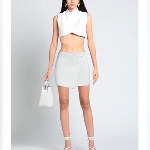Marc By Marc Jacobs Asymmetrical Gray Skirt